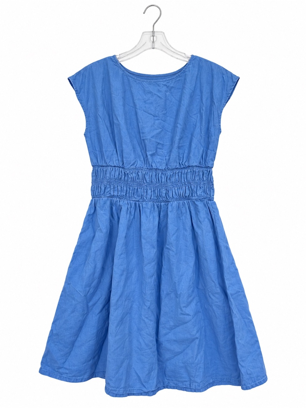 Old Navy Blue Smocked Waist Dress Women’s XS - Picture 3 of 5